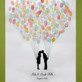 Custom Silhouette Guest Book Alternative 
