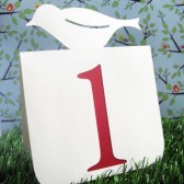 Bird Accent Table Numbers