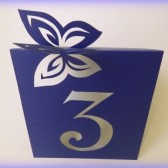 Buterfly Theme, Table Numbers