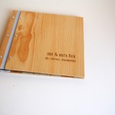 custom engraved wedding album