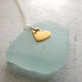 Tiny Heart Charm Necklace