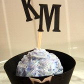 Monogram Cupcake Topper