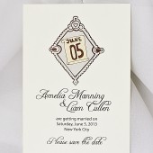 Save the Date card, Funny Frames