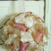 Ribbon Pomander - Pew Decoration - Flower Girl Alternative