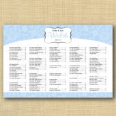 Daisy Wedding Seating Chart