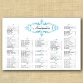 Elegant Frame Wedding Seating Chart