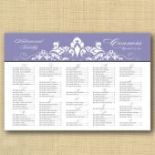 Flourish Wedding Seating Chart