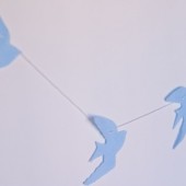 Felt Birds Garland