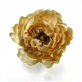 Cream Ivory Peony Pin brooch manget