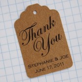 Thank you favor tags