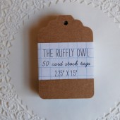 Kraft blank tags
