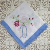 Vintage Handkerchief - Letter D