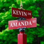 Signs of Love Personalized Photograph