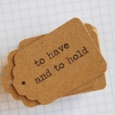 To have and to hold favor tags