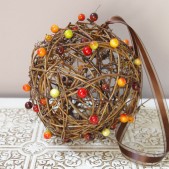 Rustic Grapevine Pomander - Customizable