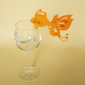 Place Card, Gold Fish