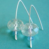 Something Blue Hook Earrings