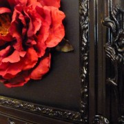 Black Ornate - Magnetic Chalkboard Framed Wedding Display Board 22 x 26 Large