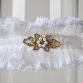 Wedding Garter \"Aubrey\"