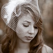 Full Birdcage Veil Vintage Style French Millinery Net Veil