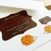 Matching Quills Save the Date
