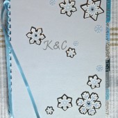 Personalized Handmade Wedding Planner or Guest Book 