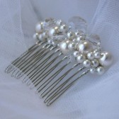 Pearly Crystal Bridal Comb