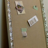 Vintage Silver Distressed Wedding Display Memo Board
