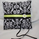 Damask & Lime Pillow