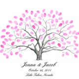Thumbprint Tree Wedding Guestbook Alternative