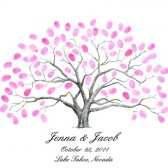 Thumbprint Tree Wedding Guestbook Alternative