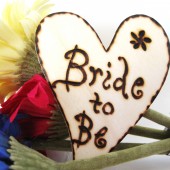 Rustic Bride to Be Brooch