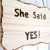 RUSTIC Wedding Engagement Photo Prop
