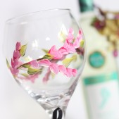 Pink floral wrap around