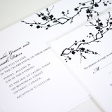 Black and White Blossoms Wedding Suite