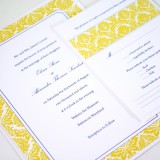 Yellow Damask Wedding Suite