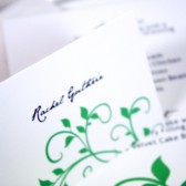 Summer Vines Escort Card