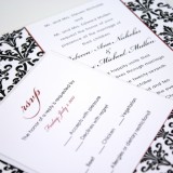 Black Damask Wedding Suite