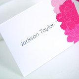 Spring Peonies Escort Card