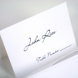 Pure Elegance Escort Cards