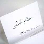 Pure Elegance Escort Cards