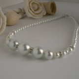 White Bridal Necklace