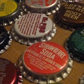 Authentic Vintage Bottle Cap Magnets & Push Pins