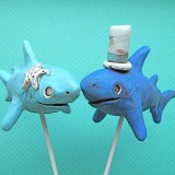 blue sharks