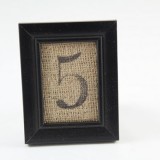Burlap Table numbers