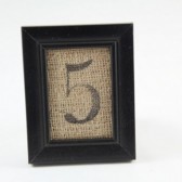 Burlap Table numbers