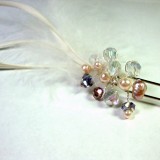 Pearl crystal fascinator