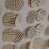 Vintage Book Paper Garland