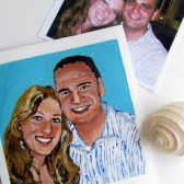 Custom painted portrait