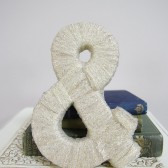 Tulle wrapped & sign - Wedding Ampersand